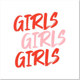 Girls Girls Girls Posters and Art